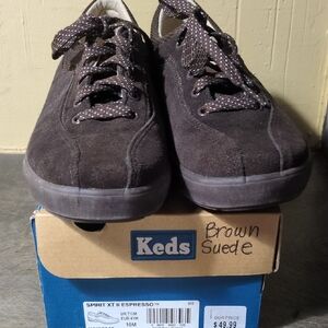 Keds Brown Suede Women's Sneakers